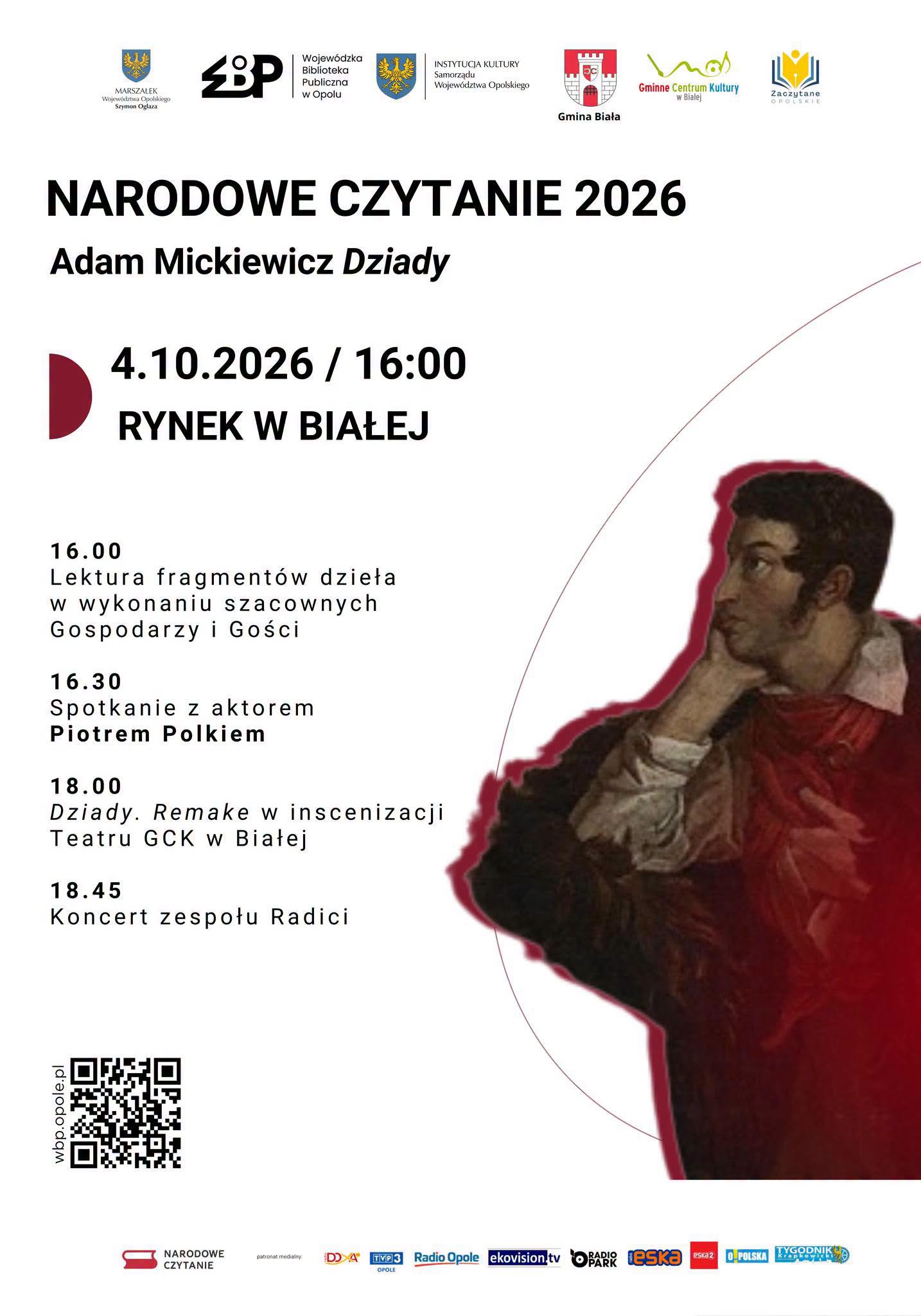 Mickiewicz na rynku. Biała przypomniała, po co nam wspólne czytanie
