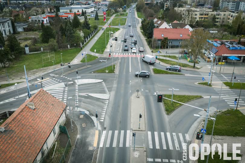 Coraz lepszy wjazd do Opola. Teraz remont skrzyżowania czterech ulic