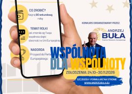Półtorej minuty o swojej miejscowości. Do wygrania wyjazd do Parlamentu Europejskiego