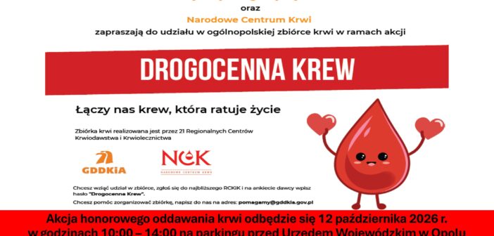 Drogowcy zbierają krew. Przyda się nie tylko poszkodowanym na drogach