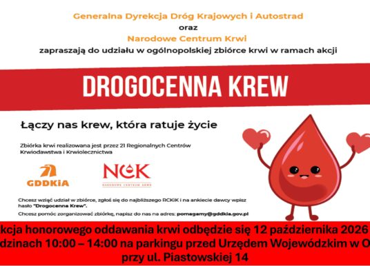 Drogowcy zbierają krew. Przyda się nie tylko poszkodowanym na drogach