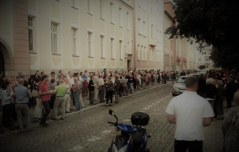 Trzeci dzień protestu przed Sądem Okręgowym w Opolu (film)