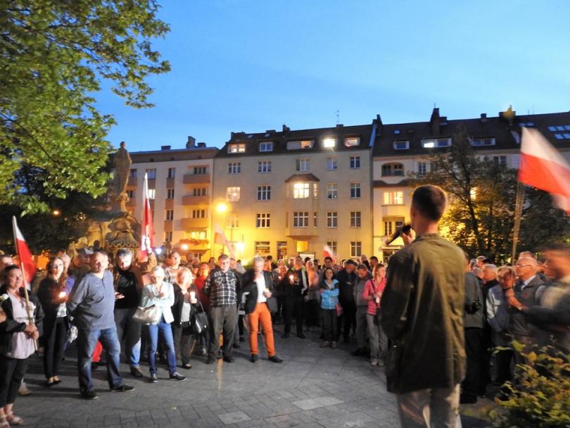 10 dzień protestu na Placu Daszyńskiego