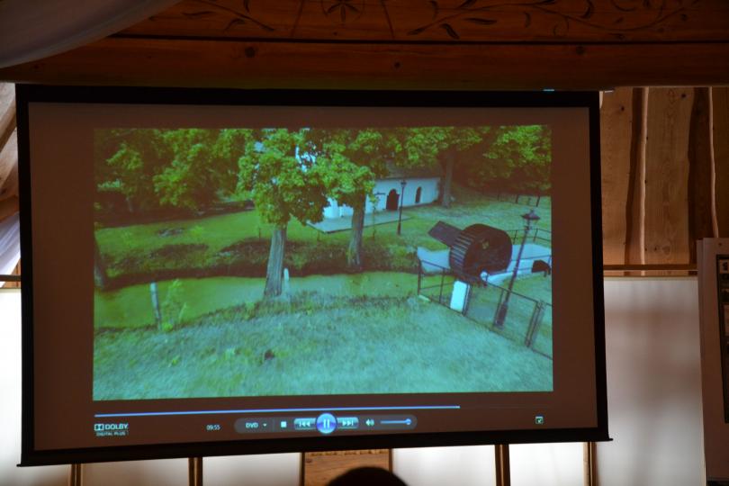Prezentacja sołectw Gminy Murów podczas spotkania liderów odnowy wsi w Grodźcu